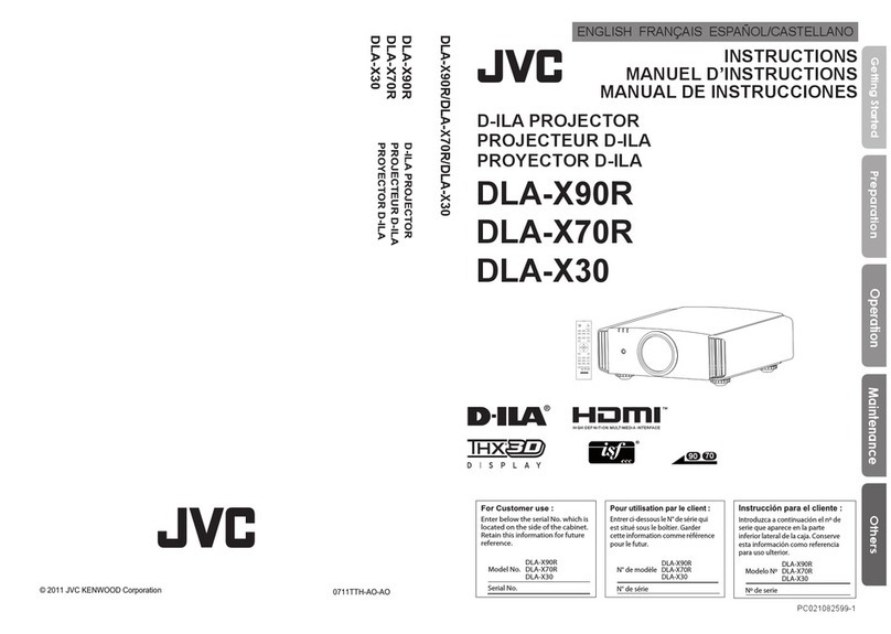JVC DLA-X30B User manual