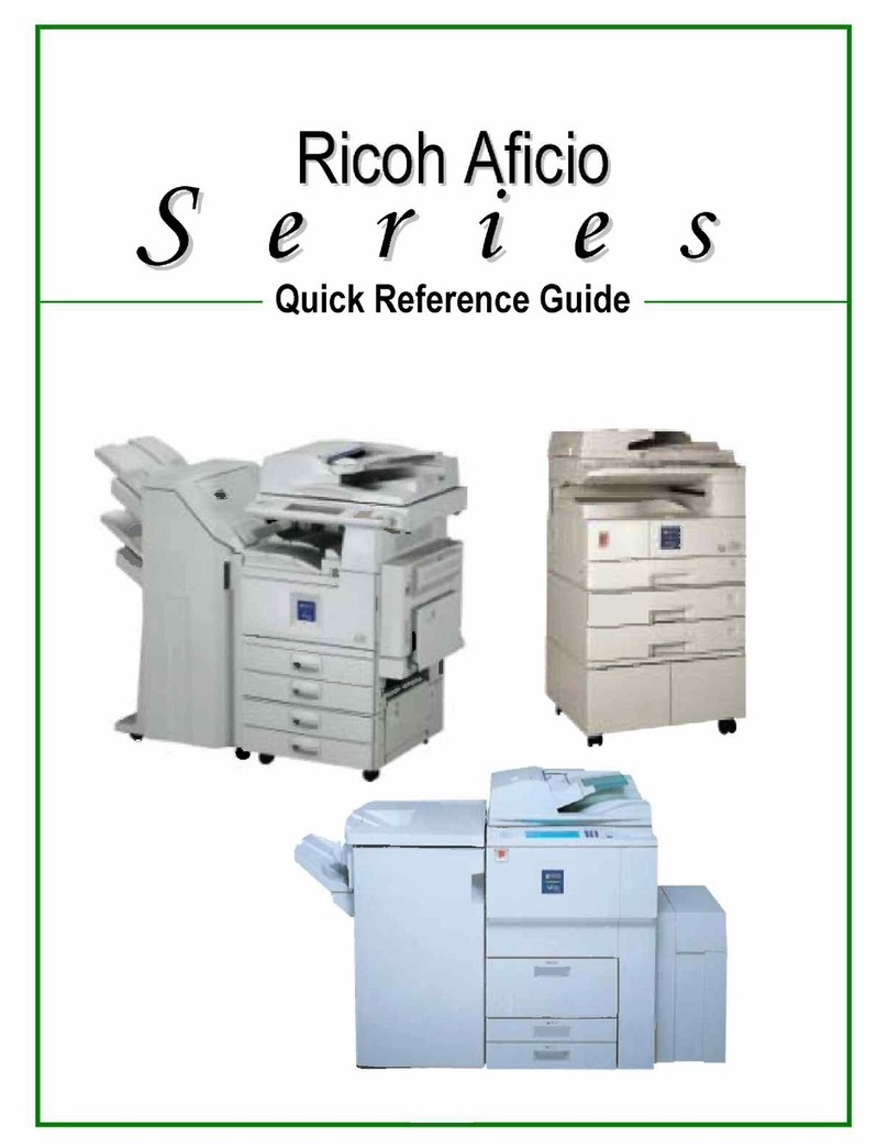 Ricoh MP2000SPF - Aficio MP B/W Laser User manual