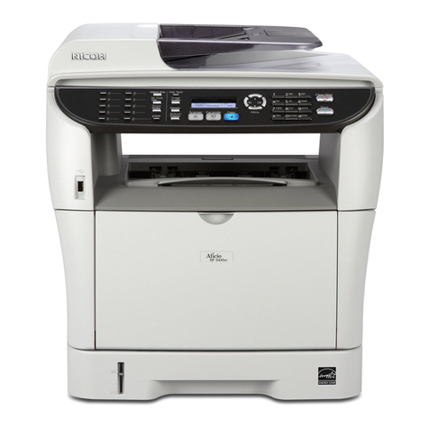 Ricoh Aficio SP 3400SF User manual