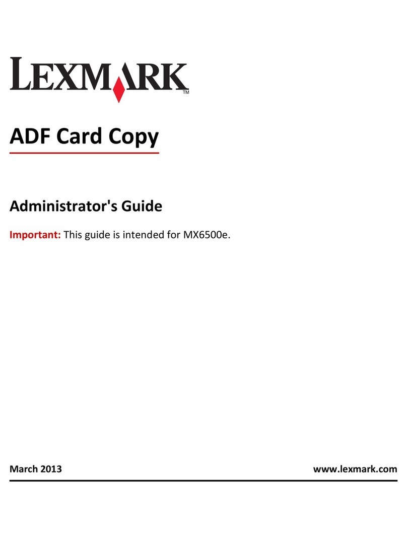 Lexmark MX6500e 6500e Administrator's guide
