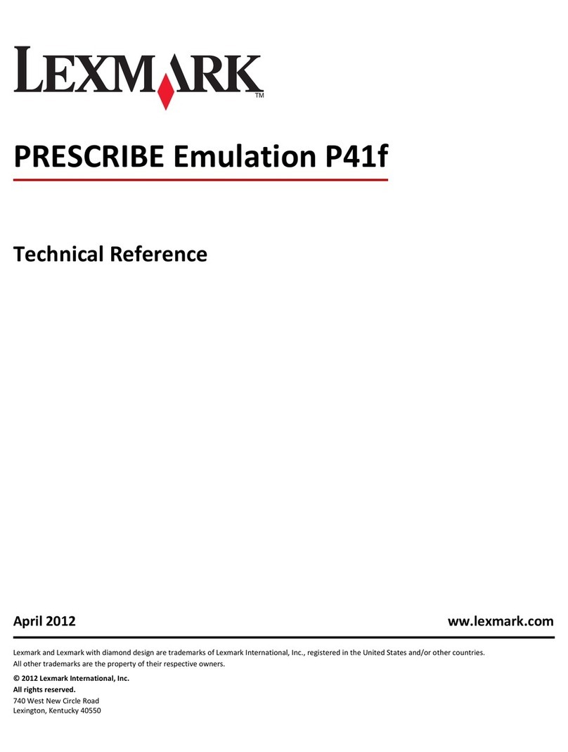 Lexmark MX6500e 6500e Use and care manual