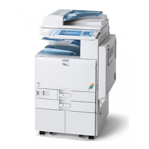 Ricoh Aficio MP C3500 User manual