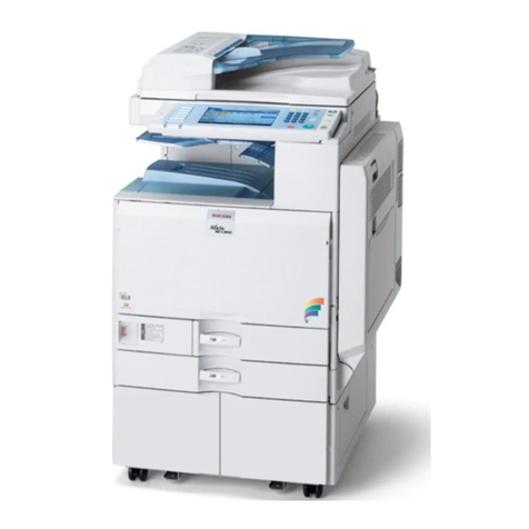 Ricoh Aficio MP C3500 EFI User instructions