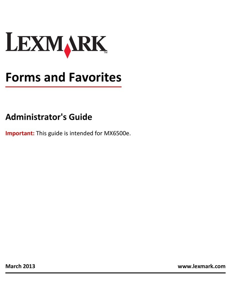Lexmark MX6500e 6500e Service manual
