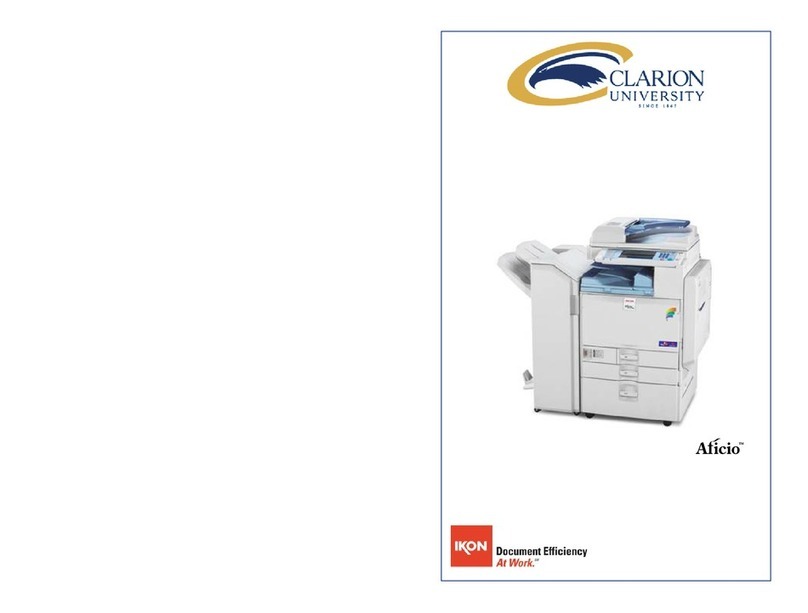 Ricoh Aficio MP C3500 User manual