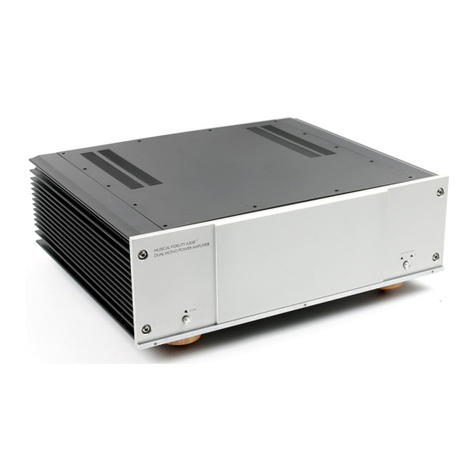 Musical Fidelity A308 CR Instructions for use Musical Fidelity A308 CR Instructions for use