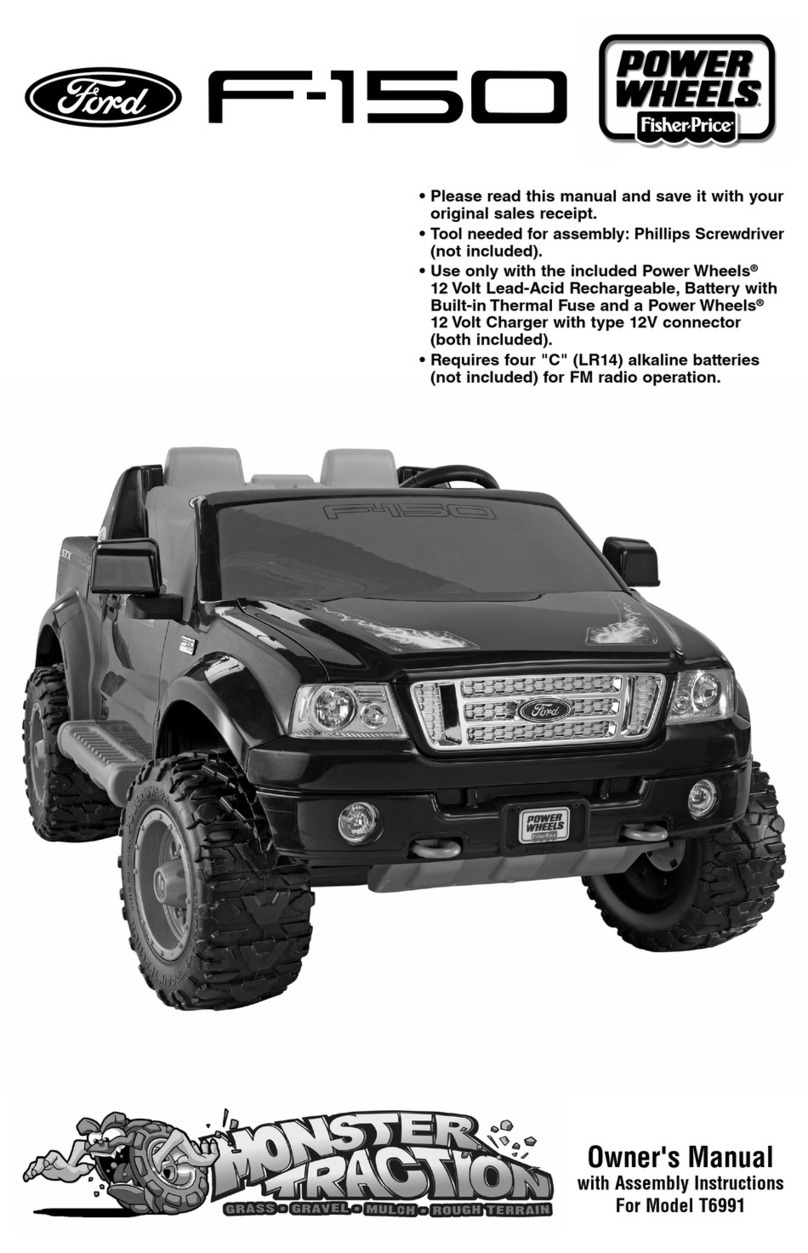 Fisher-Price Power Wheels T6991 owner's manual