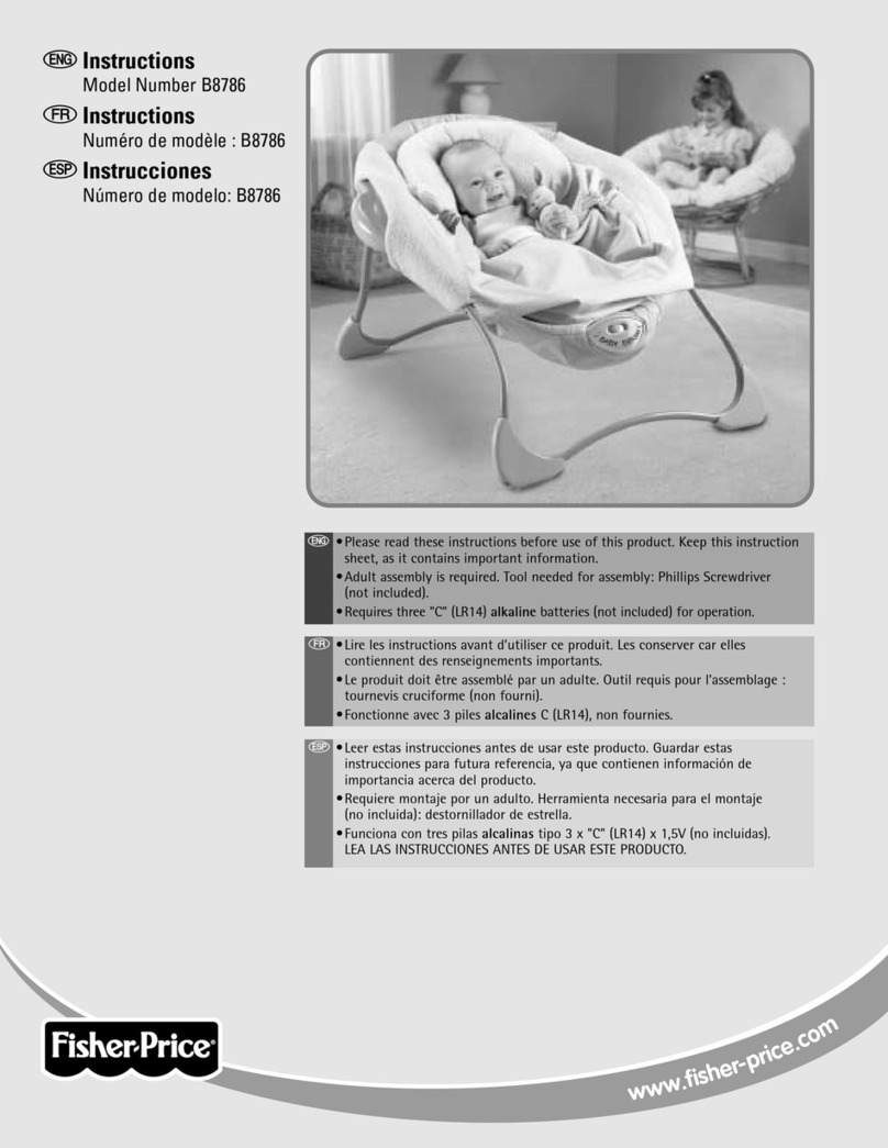 Fisher-Price B8786 User manual