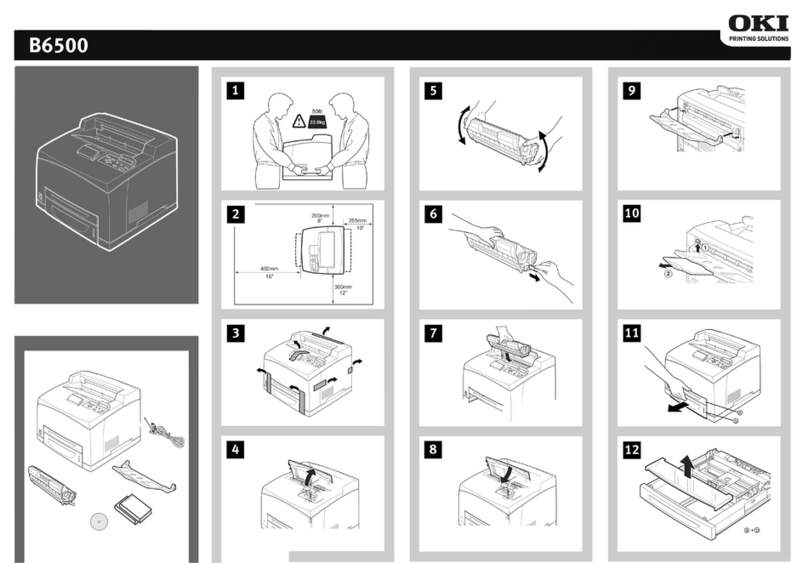 Oki B6500 Series Specification sheet