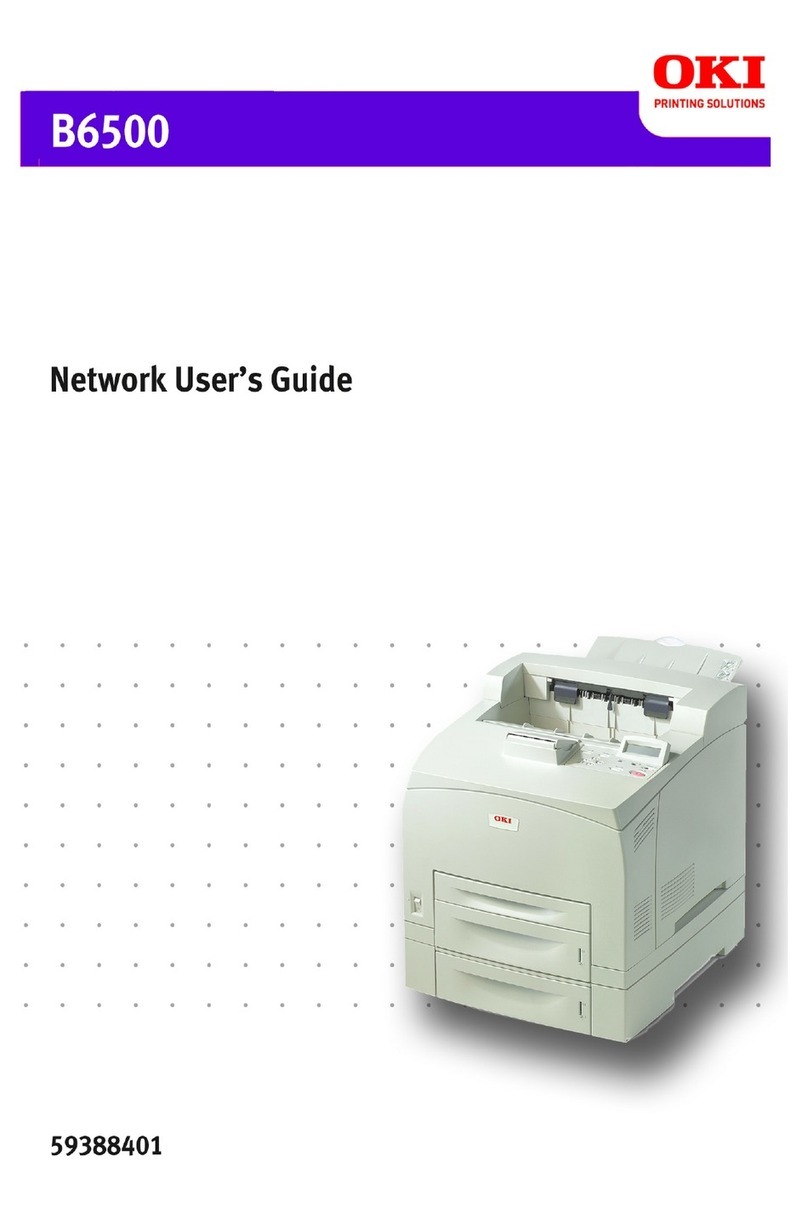 Oki B6500 Series Installation instructions Oki B6500 Series Installation instructions