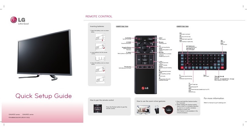 LG 50GA6400 User manual