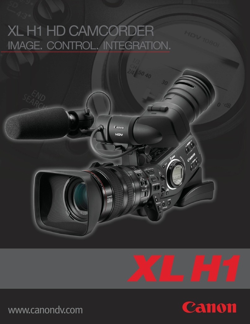 Canon XL-H1 - 3CCD High Definition Camcorder brochure
