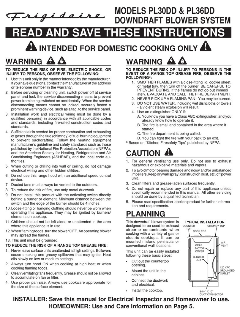 Frigidaire PL30DD User manual