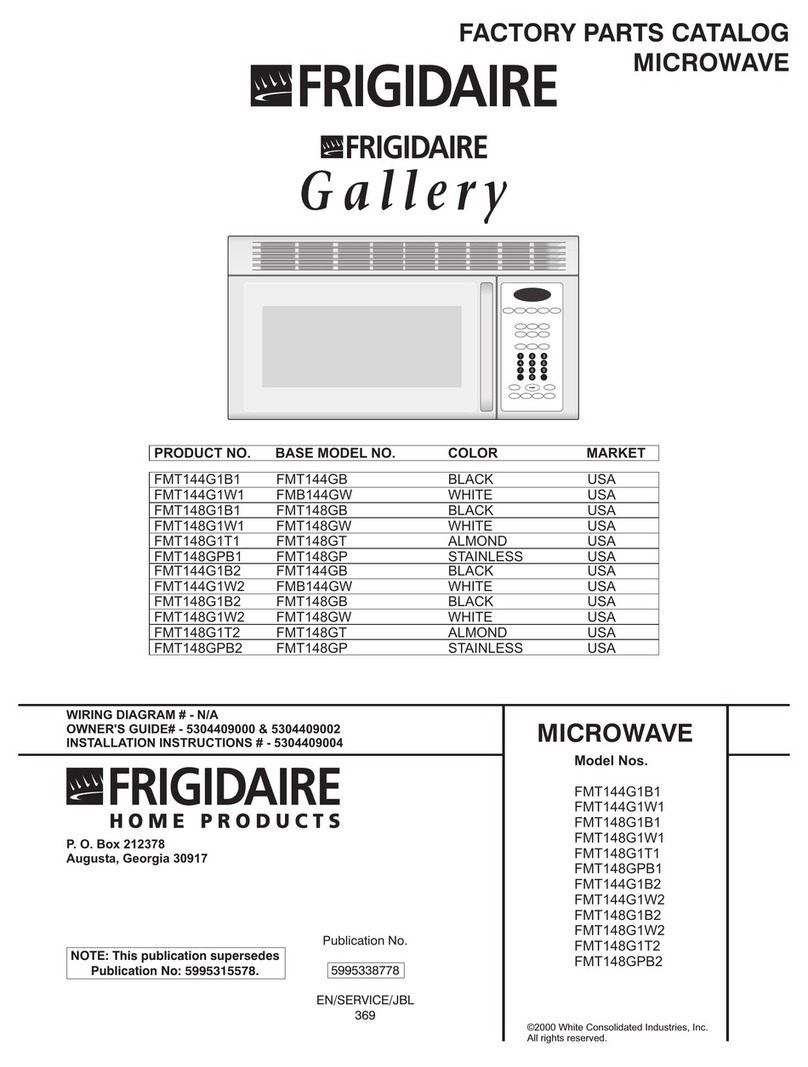 Frigidaire FMT144G1B1 Factory parts catalog