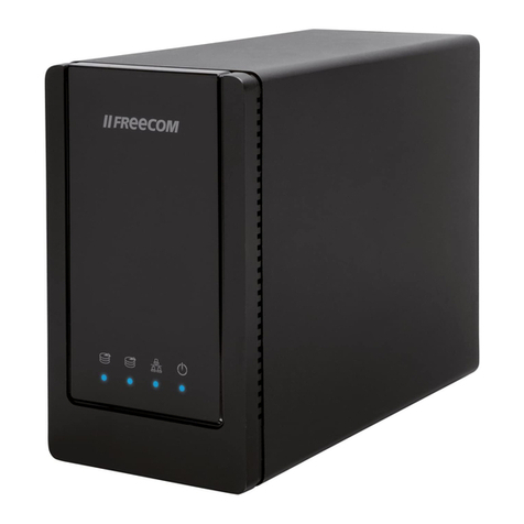 Freecom DUAL DRIVE NETWORK CENTER User manual