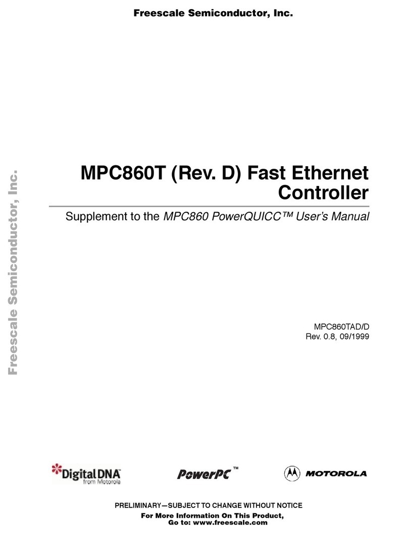 Freescale Semiconductor MPC860T user manual