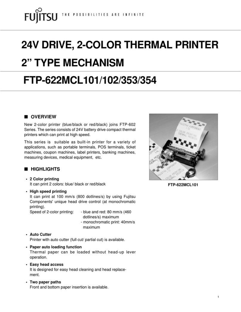 Fujitsu FTP-622MCL101 Installation guide Fujitsu FTP-622MCL101 Installation guide