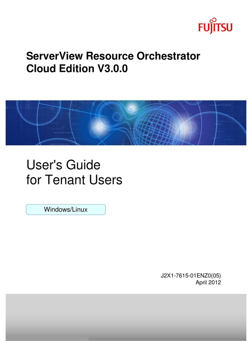 Fujitsu ServerView Resource Orchestrator Cloud Edition... User manual