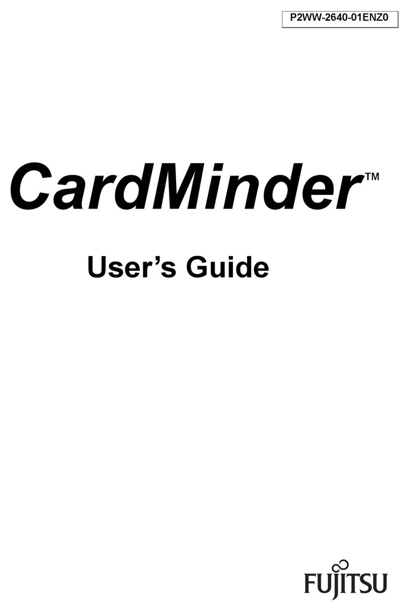 Fujitsu CardMinder Series user guide