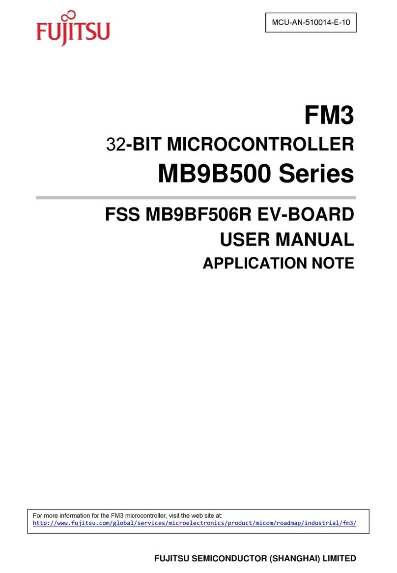 Fujitsu MB9B500 Series user manual