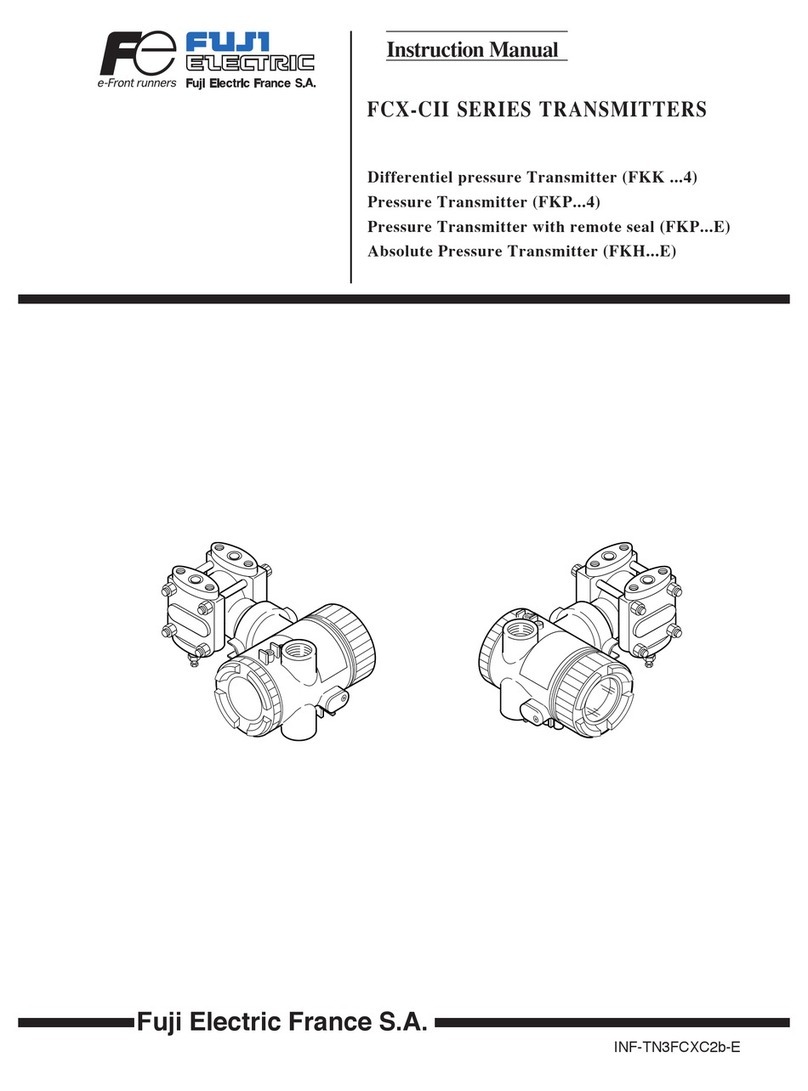 Fuji Electric FCX-CII SERIES instruction manual