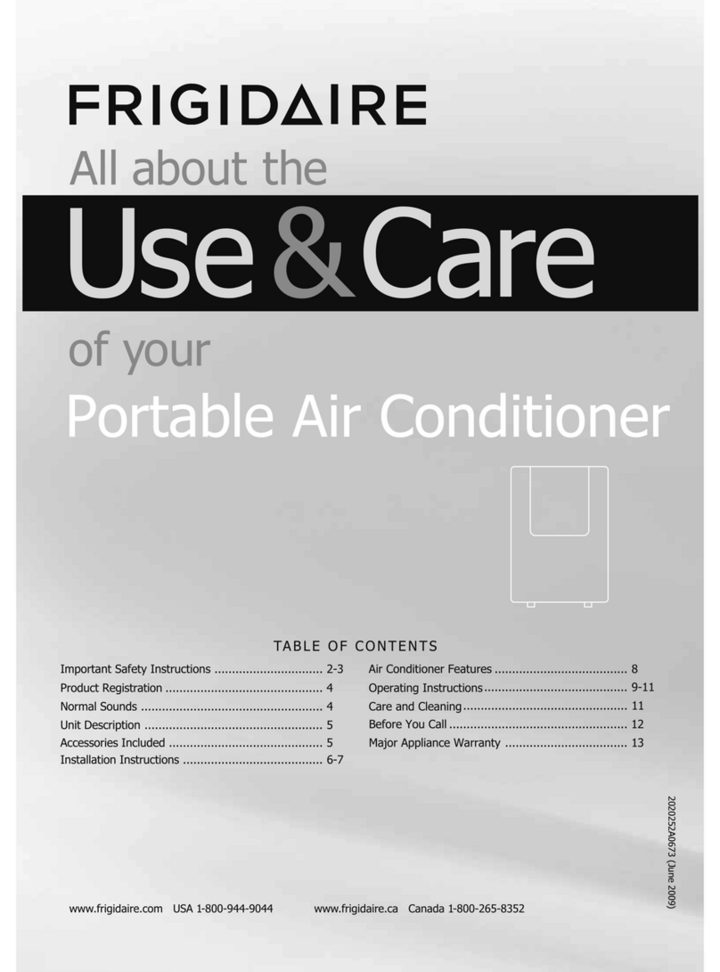 Frigidaire 2020252A0673 User manual Frigidaire 2020252A0673 User manual