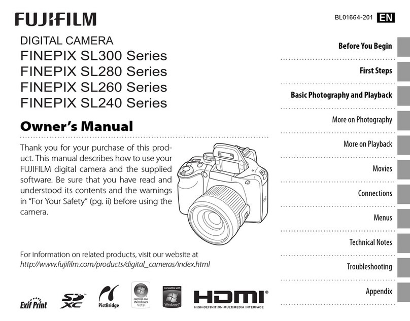 FujiFilm FINEPIX SL240 SERIES owner's manual
