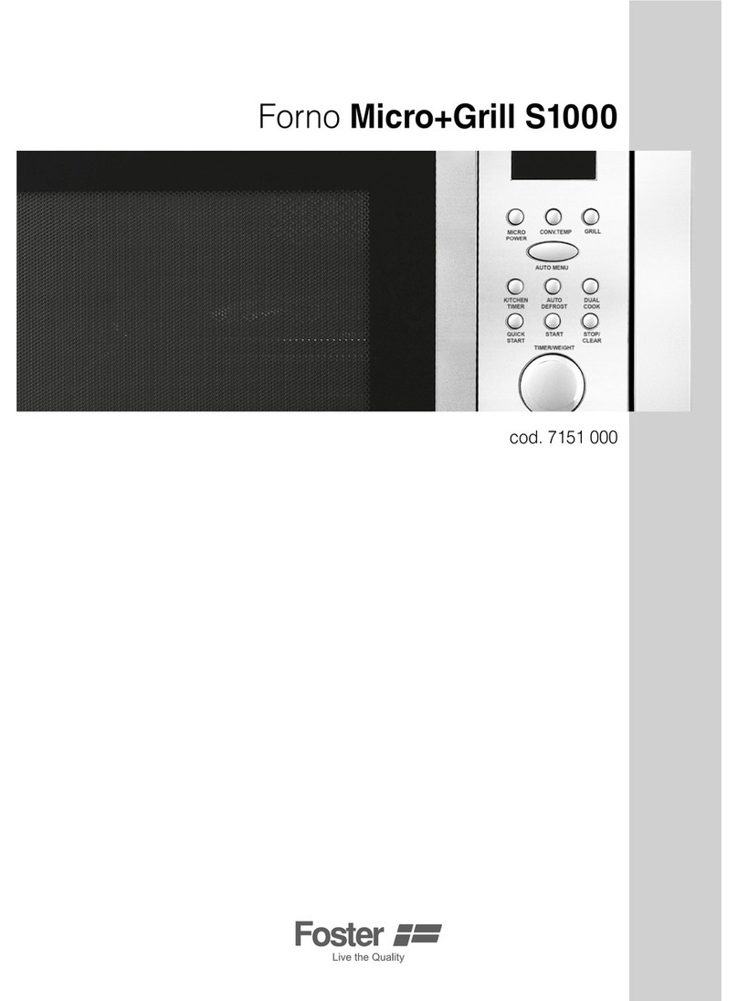 Foster AG925BBD instruction manual