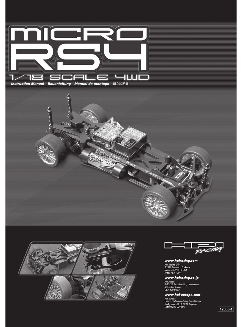 HPI Racing micro RS4 instruction manual HPI Racing micro RS4 instruction manual