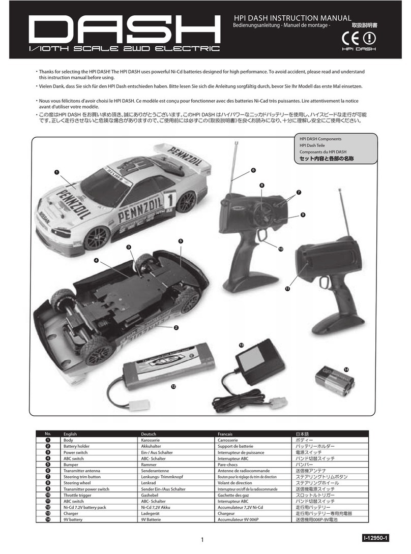 HPI Racing DASH User manual HPI Racing DASH User manual