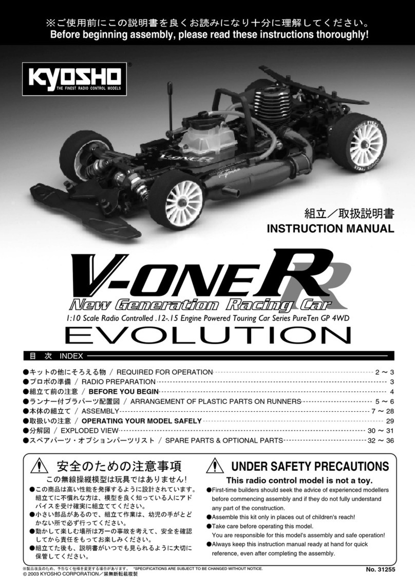 Kyosho V-One R Evo User manual