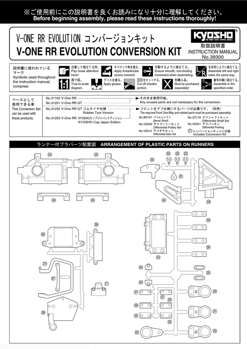 Kyosho V-One RR Evo instruction manual