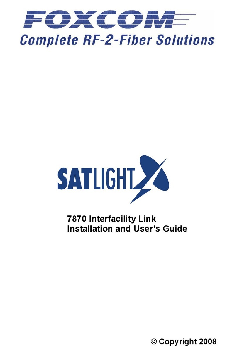 Foxcom 7870 User manual