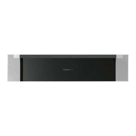 Foster Food-warmer module, cod. 7138 000 user manual