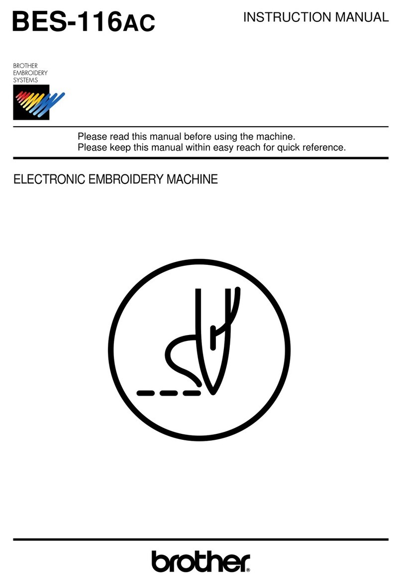 Brother BES-116 User manual Brother BES-116 User manual