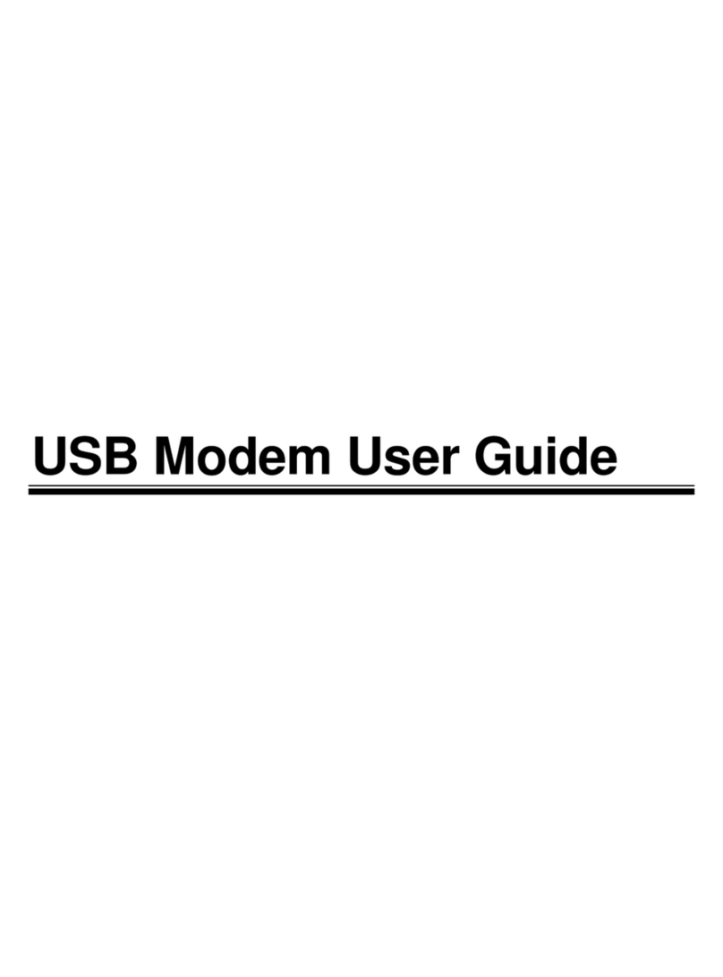 Hayes USB Modem User manual