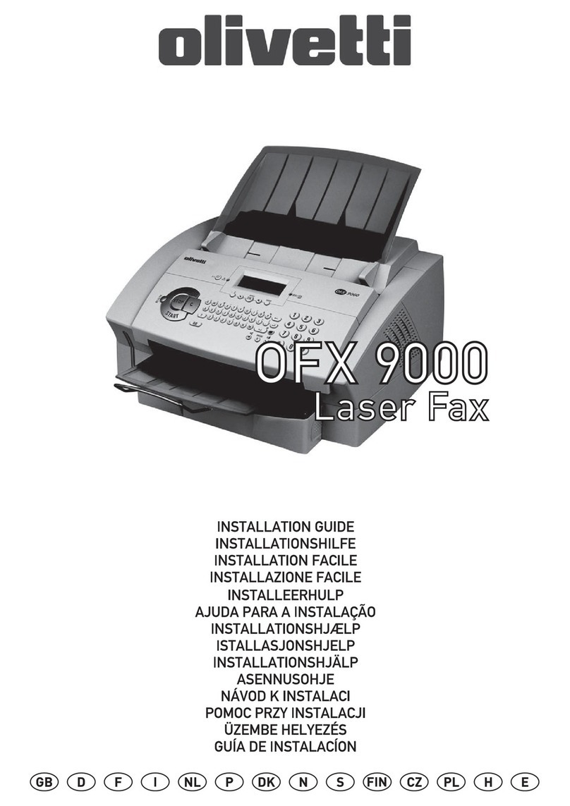 Olivetti OFX 9000 User manual