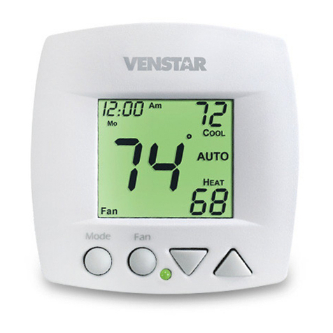 Venstar T1050 User manual Venstar T1050 User manual