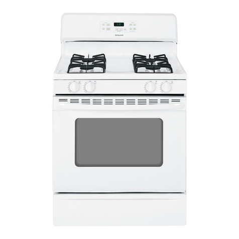 Hotpoint RGB533DEPBB - 30.0 Range owner's manual