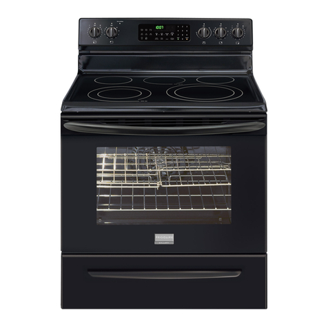 Frigidaire FGEF3034KB - Gallery - Convection Range User manual
