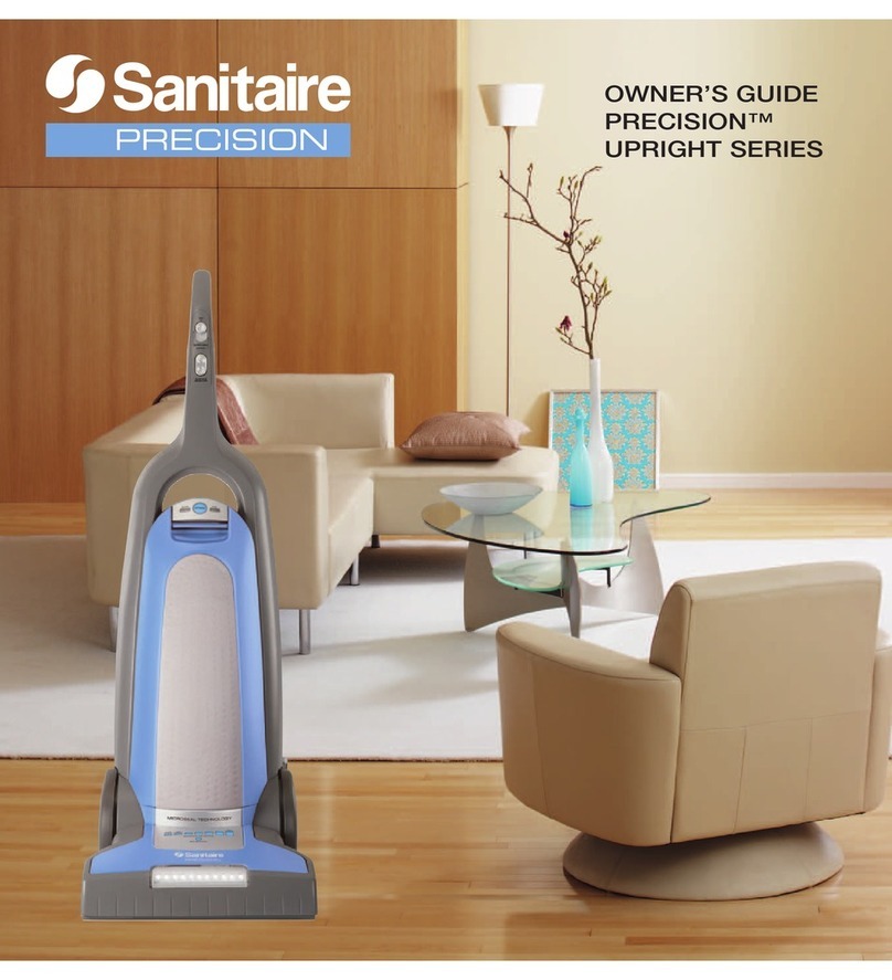 Sanitaire PRECISION UPRIGHT SERIES owner's guide Sanitaire PRECISION UPRIGHT SERIES owner's guide