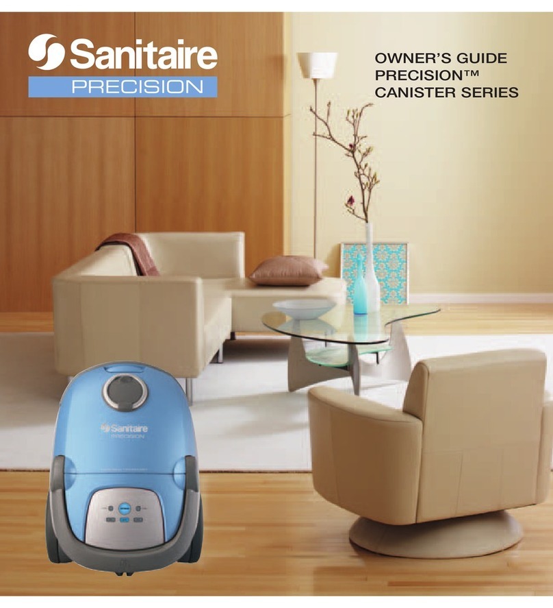 Sanitaire PRECISION CANISTER SERIES User manual