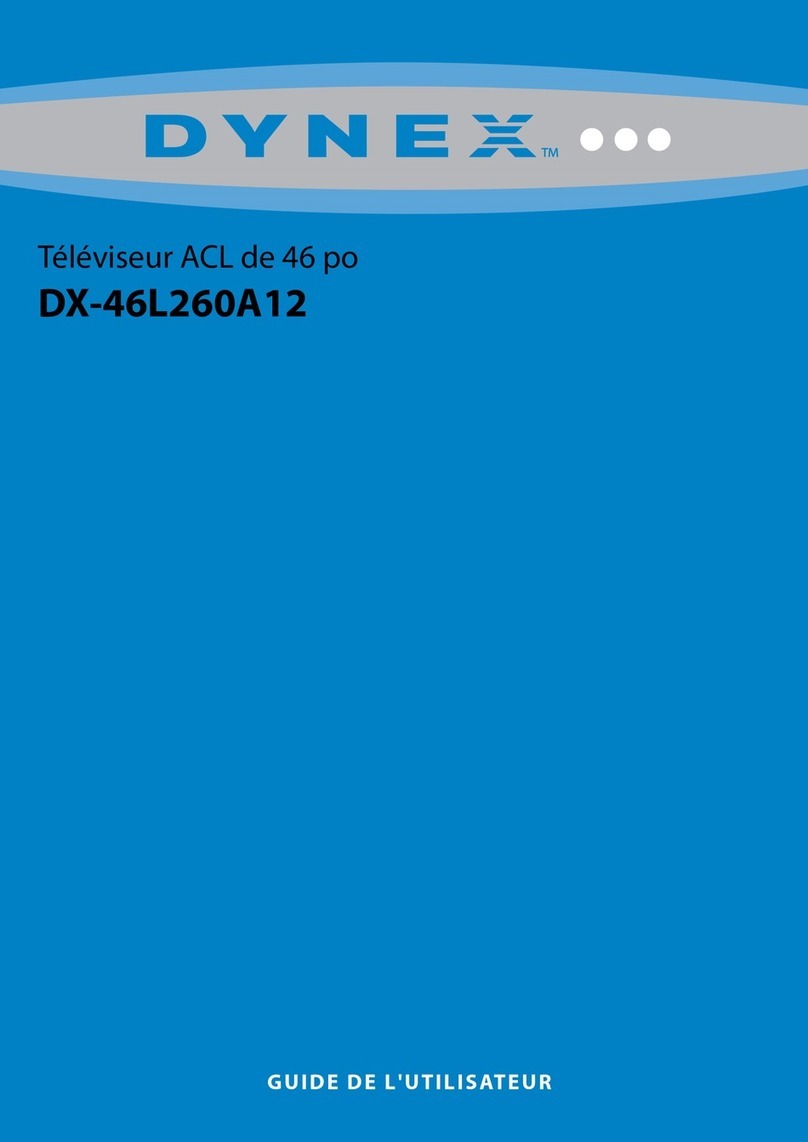 Dynex DX-46L260A12 Quick start guide
