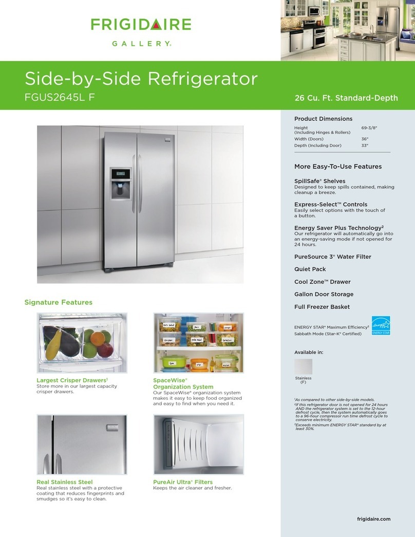 Frigidaire FGUS2645LF Installation instructions