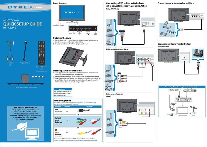 Dynex DX-40L261A12 User manual