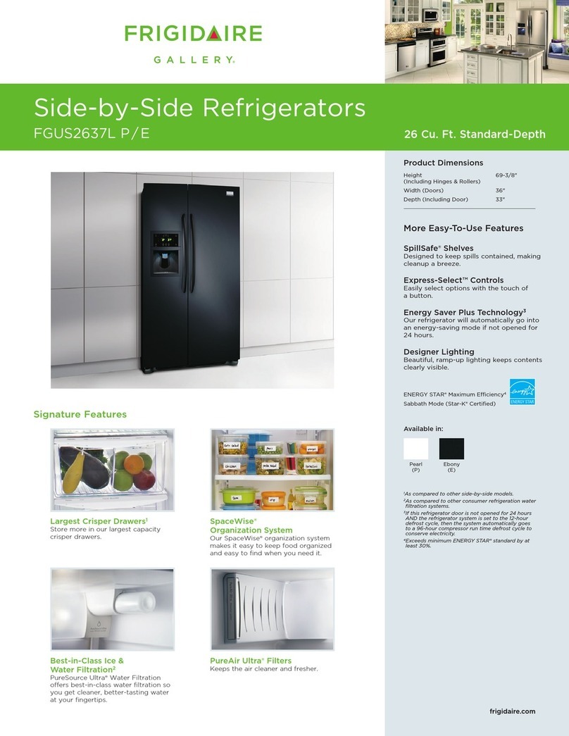 Frigidaire FGUS2637LE Installation instructions Frigidaire FGUS2637LE Installation instructions