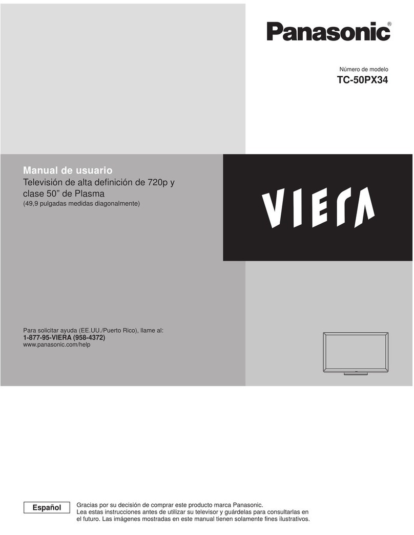 Panasonic Viera TC-50PX34 Instruction Manual Panasonic Viera TC-50PX34 Instruction Manual
