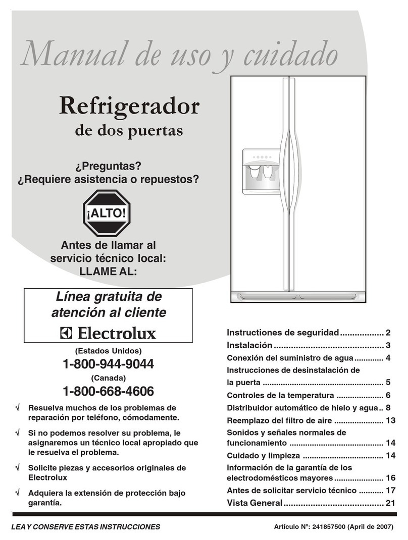 Frigidaire FGTC2349KS - Gallery 22.6 Cu. Ft.... User manual Frigidaire FGTC2349KS - Gallery 22.6 Cu. Ft.... User manual