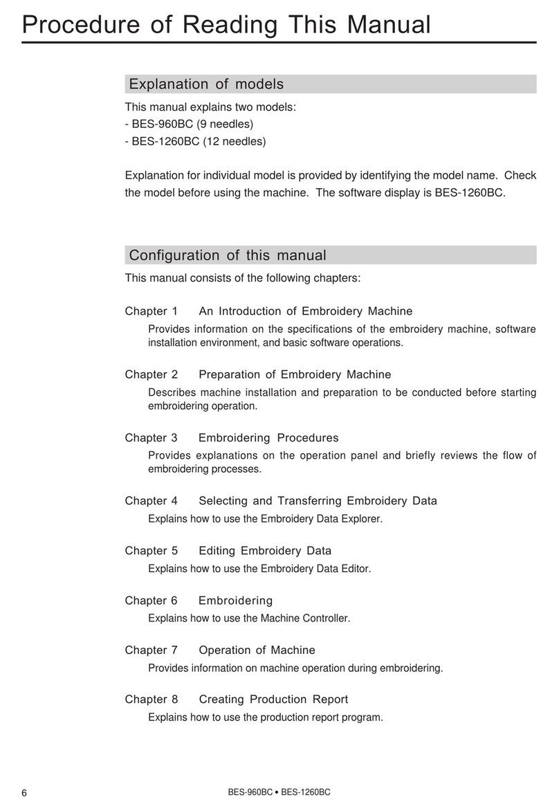 Brother BES-1260BC instruction manual