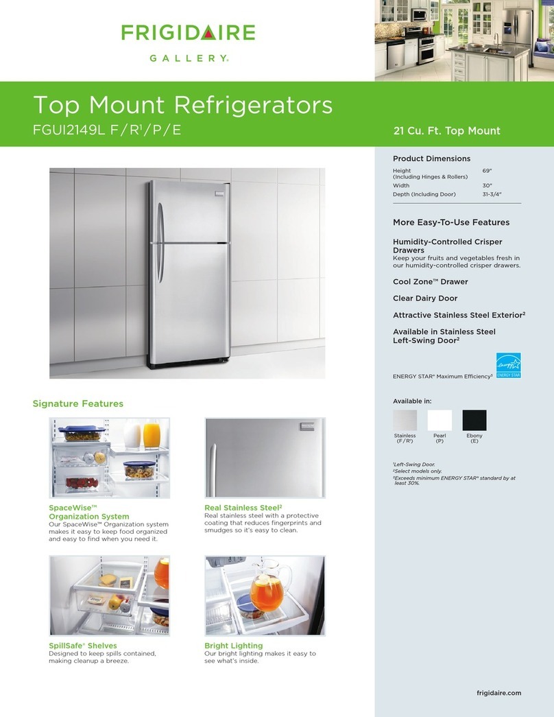 Frigidaire FGUI2149LE Product specifications